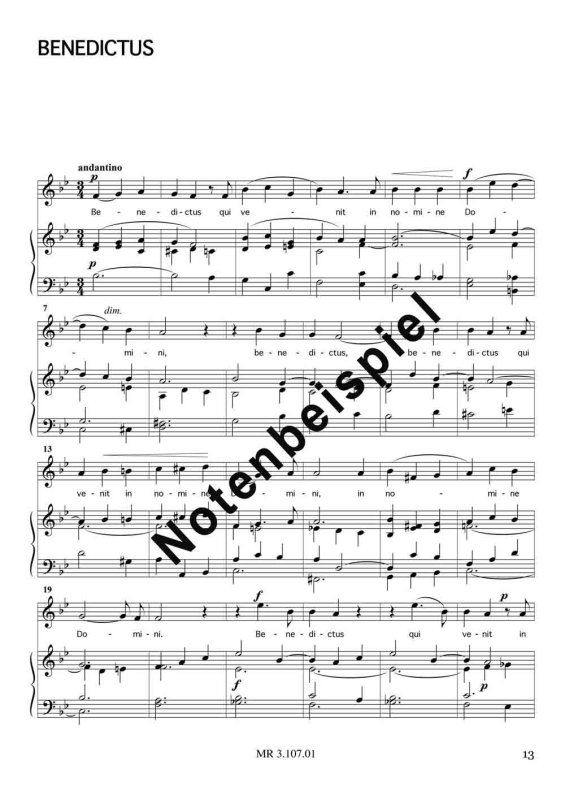Benedictus - Missa Puerorum